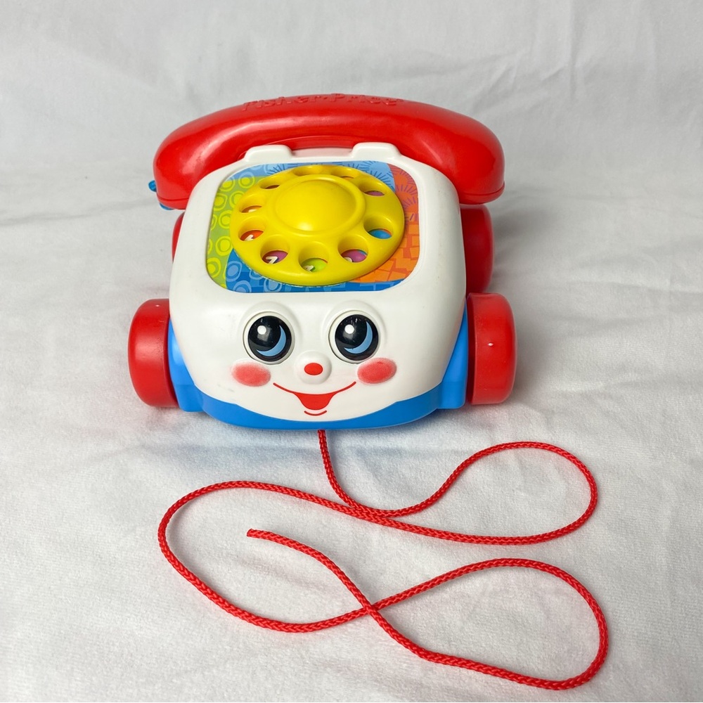 Fisher Price Pull-Along Toy Phone - 2000 Mattel